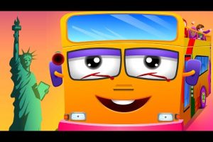 Wheels On The Bus | New York City | Popular Nursery Rhyme by ChuChu TV