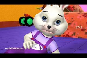 Five Little Rabbits Jumping on the Bed Nursery Rhyme + More Kids Songs  From CVS 3D Rhymes